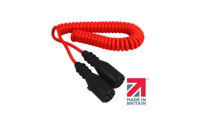 3.5m 24V 7-Pin Red Trailer Cable