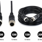 4-Pin Aviation Camera Extension Cable - Van/Truck/Lorry (1m 5m 10m 20m)
