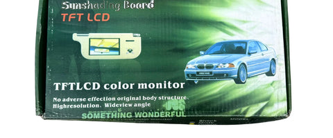 7 inch TFT LCD Sun Visor Monitor - Replaces Standard Car Sun Visor cable