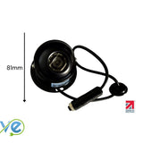 Black Dome Rear-View Reversing Camera - AHD 4-Pin Aviation Waterproof