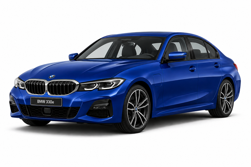 BMW 330e EV charging cable