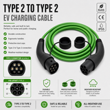 EV tethered charging lead specifications