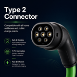 EV charging cable available lengths