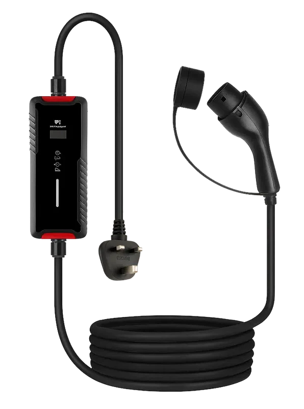 Type 2 to 3-Pin EV Charging Cable - 13A