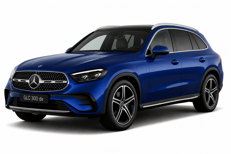 Mercedes-Benz GLC 300 de EV charging cable
