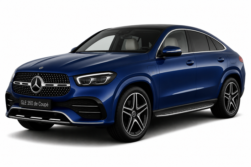 Mercedes-Benz GLE 350 de Coupe EV charging cable