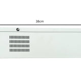 Lockable CCTV DVR/NVR Recorder Security Box - Steel Cabinet 38x38x15cm (2 Keys)