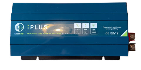 Lucas TVS 1000W 24V to 230V Power Inverter - Modified Sine Wave (Truck Caravan) car