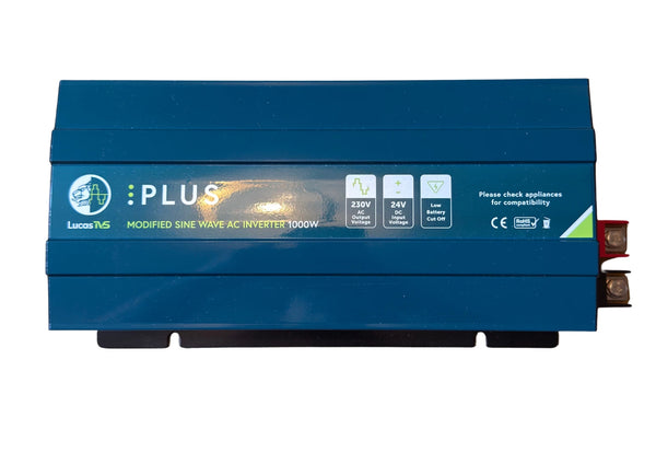 Lucas TVS 1000W Power Inverter 24V to 230V – Modified Sine Wave (Truck & Caravan)