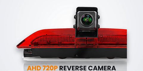 VW Caddy 2022+ High-Level Brake Light Reversing Camera - AHD 720P 170° car