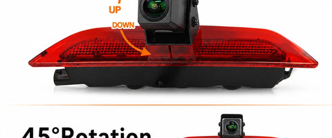 VW Caddy 2022+ High-Level Brake Light Reversing Camera - AHD 720P 170° cable