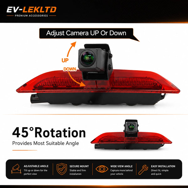 VW Caddy 2022+ Reversing Camera – High-Level Brake Light AHD 720P 170° IP68
